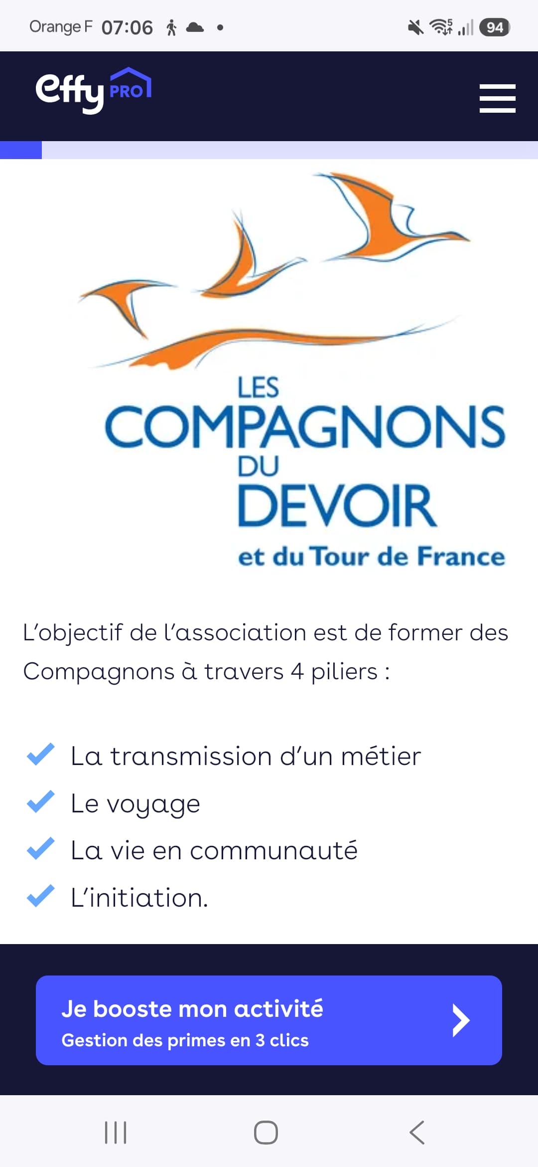 logo des compagnons du devoir
