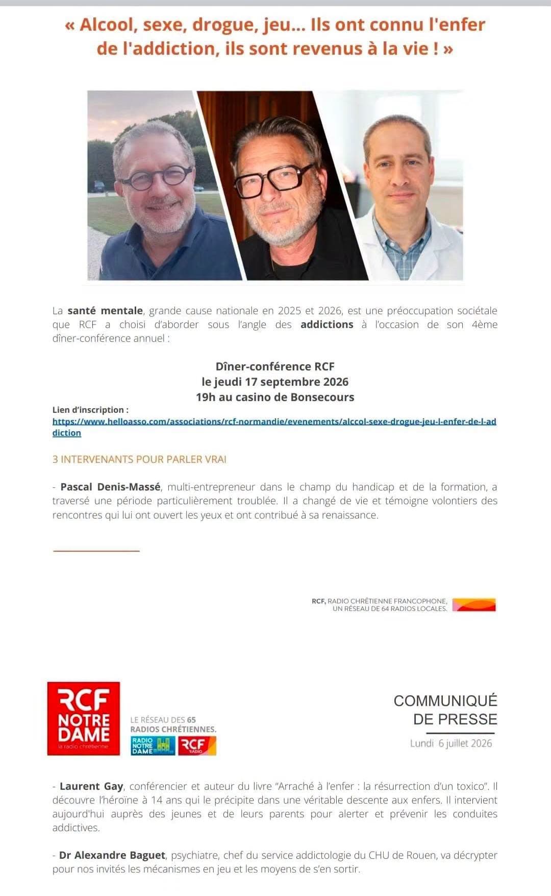 affiche de la table ronde